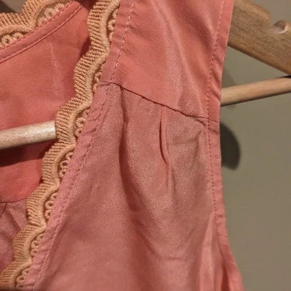 NWOT 100% silk Sundance catalog sleeveless tank top/camisole, small - Picture 3 of 4